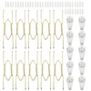 10PCS 8 Inch Plate Hangers Wall Plate Hangers And 10 PCS Wall Hooks For 7.5 To 8.5 Inch Decorative Plates, Antique China, Antique Plates And Arts