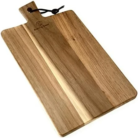 Acacia Wood Cutting Board, Wooden Kitchen Chopping Board For Bread, Cheese, Fruits And Vegetables, Semicircle (15 X 9 1/2 X 1/2) Adds Style To Your Kitchen 6 Acacia Wood Cutting Board, Wooden Kitchen Chopping Board For Bread, Cheese, Fruits And Vegetables, Semicircle (15 X 9 1/2 X 1/2) Adds Style To Your Kitchen - Image 6