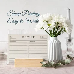 4x6 Recipe Cards Double Sided, 50 Count Recipe Cards 4x6 Inches Double Sided, Thick Cardstock 4x6 Recipe Card For Bridal Shower Fits In Recipe Box, Card Binder Gifts For Wedding Housewarming Gifts -Kitchen Island Sale 414lQAdCkQL