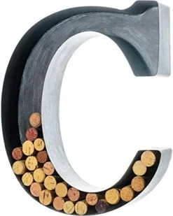 Wine Cork Holder - Metal Monogram Letter (M), Brushed Metal, Large | Wine Lover Gifts, Housewarming, Engagement & Bridal Shower Gifts | Personalized Wall Art | Home Décor 29 Wine Cork Holder - Metal Monogram Letter (M), Brushed Metal, Large | Wine Lover Gifts, Housewarming, Engagement & Bridal Shower Gifts | Personalized Wall Art | Home Décor -Kitchen Island Sale 415 Z0xKx0L. AC