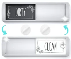 Tylish Dishwasher Magnet Clean Dirty Sign - Ideal Clean Dirty Magnet For Dishwasher And Kitchen Organization - Nice Office, Home Or Farmhouse Decor - Dirty Clean Dishwasher Magnet With Strong Hold
