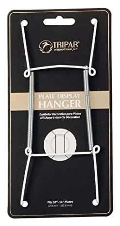 10-14 Inch Brass Plate Wire Wall Plate Hanger