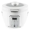 Professional 20-Cup(cooked) / 4Qt. Digital Rice Cooker/Multicooker, Automatic Keep Warm And Sauté-then-Simmer Function, White (ARC-1230W)