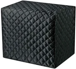 Bread Maker Cover 17x11x15 Inches, Clip Cotton Polyester Quilted Toaster Oven Dust Cover For Protect Your Bread Machine Or Kitchen Small Appliances, Hands Or Machine Washable (Black) -Kitchen Island Sale 4165x9FhcRL. AC
