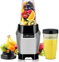 Countertop Blender Making Shakes Smoothies 600 Watts With 20 Oz And 24 Oz BPA-free Portable Travel Bottles - Dishwasher Safe -Kitchen Island Sale 416C2tT9ctL. AC