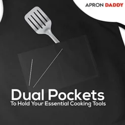 APRON DADDY Apron For Men - Dad The Man The Myth The Grill Master - Adjustable Large 1 Size Fits All - Poly/Cotton Apron With 2 Pockets - BBQ Gift Apron For Father, Husband, Chef -Kitchen Island Sale 416Cs9Wb5pL