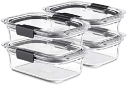 Rubbermaid Brilliance Glass Storage 3.2-Cup Food Containers With Lids, BPA Free And Leak Proof, Medium, Clear, Pack Of 4 15 Rubbermaid Brilliance Glass Storage 3.2-Cup Food Containers With Lids, BPA Free And Leak Proof, Medium, Clear, Pack Of 4 -Kitchen Island Sale 416CvLc0UL. AC