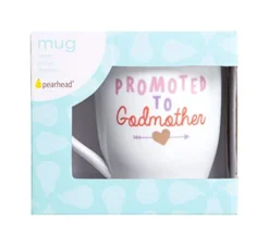 Pearhead Promoted To Godmother Mug, Keepsakes For Godmothers, New Baby Blessing Keepsakes, Godmother Proposal Gift, White -Kitchen Island Sale 416OqKvJMnL
