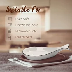 Spoon Rest, Ceramic Spoon Holder For Kitchen Counter, 9.1 (L) X 4.5(W), Large Spatula Holder For Stove Top, Farmhouse Utensil Rest For Ladle, Teaspoon, Whale Shape -Kitchen Island Sale 416UrLwnEDL