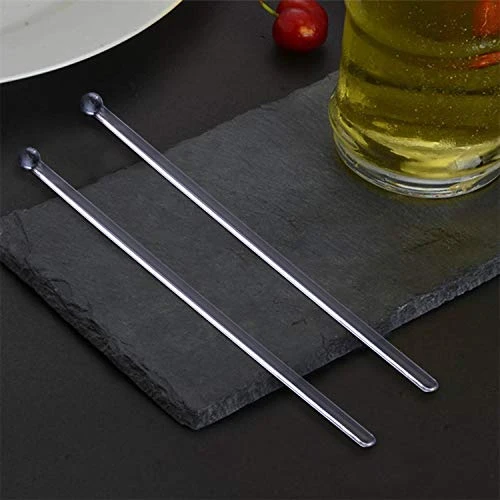 Aboat 120 Pieces 7.3 Inch Plastic Round Top Swizzle Sticks, Crystal 5 Aboat 120 Pieces 7.3 Inch Plastic Round Top Swizzle Sticks, Crystal - Image 5
