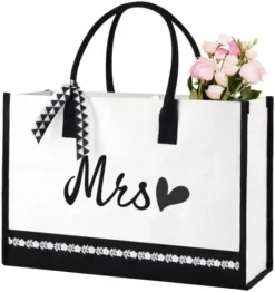 GLORIEROO Lace Canvas Tote Bag - Personalized Present Beach Bag Unique Gifts For Women Teachers/Mothers Day/Birthday/Brides -Kitchen Island Sale 416dkJqcsaL. AC