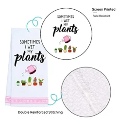 Funny Kitchen Towels, Plant Lover Gifts For Women Gardener, Plant Lady Mom Gifts, Housewarming, Friend Birthday Gift, Succulent Cactus Plant Gifts -Kitchen Island Sale 416eaZfqpjL