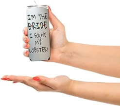 SLIM Can Coolers: Bachelorette SLIM Can Coolers I Do Crew Found My Lobster Skinny Can Coolers -Kitchen Island Sale 416yq6KYb2S