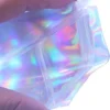 50 Pcs Resealable Smell Proof Bags, Small Holographic Color Resealable Foil Ziplock Pouch For Storage Food, Candy, Chocolate, Coffee Beans, Camping Spices And More, Small (4 X 6 Inches)