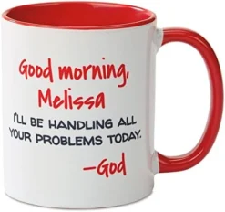 Prescription Personalized Ceramic Coffee Mug - Large 11 Ounce Size, Funny Novelty Mugs, Add A Name, Microwave And Dishwasher Safe Cup, Customizable Gifts For Friends -Kitchen Island Sale 417smHRlJIL. AC