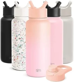 Water Bottle With Straw And Chug Lid Vacuum Insulated Stainless Steel Metal Thermos Bottles | Reusable Leak Proof BPA-Free Flask For Sports Gym | Summit Collection | 32oz, Cream Leopard -Kitchen Island Sale 417uaTuJBsL. AC