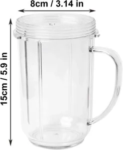 16oz Bullet Cups Compatible With Magic Bullet Blender Juicer 250W MB-1001 Party Cups Mugs With Colored Lip Rings(Pack Of 4) 6 16oz Bullet Cups Compatible With Magic Bullet Blender Juicer 250W MB-1001 Party Cups Mugs With Colored Lip Rings(Pack Of 4) -Kitchen Island Sale 4180J1O2zjL