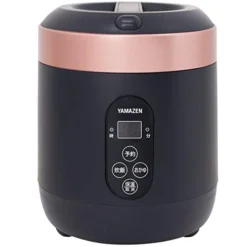 [Yamazen] Rice Cooker 0.5-1.5 Go Microcomputer-type Small Mini Rice Cooker With Rice Cracker Mode For Warm Living Reservation Function Black YJG-M150 (B) Japan Import