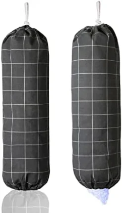 TOGETRUE Plastic Bag Holder, Wall Mount Plastic Bag Organizer Dispenser, Heavy Duty Grocery Bag Storage Holder, Hanging Shopping Bag Holder For Home Kitchen Camper (Green Leaves 2 Pcs) -Kitchen Island Sale 418FV6k7LQL. AC