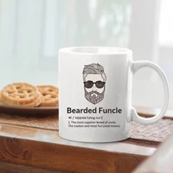 Bearded Funcle Definition Mug Uncle From Niece Nephew Brother Sister Father's Day Funny Ceramic Coffee Cup 11 Oz White 10 Bearded Funcle Definition Mug Uncle From Niece Nephew Brother Sister Father's Day Funny Ceramic Coffee Cup 11 Oz White -Kitchen Island Sale 418WW3Z32lL