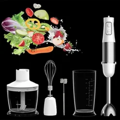 Bobique Immersion Hand Blender, 500W 6-Speeds 5-in-1 Stainless Steel Stick Blender With Chopper, 600ml Beaker, Eggs Beater, Milk Frother 8 Bobique Immersion Hand Blender, 500W 6-Speeds 5-in-1 Stainless Steel Stick Blender With Chopper, 600ml Beaker, Eggs Beater, Milk Frother -Kitchen Island Sale 418ZtIMAEeL
