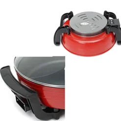 AYMAYA Soup Pot, Electric Hot Pot Non-Stick Thicken Home Kitchen Cookware Soup Cooking Pot Smokeless Twin Divided Shabu Pot -Kitchen Island Sale 418gq2NoQpL