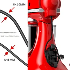 4 Pack Cord Organizer For Kitchen Appliances- Upgraded Cord Wrapper Cord Holder Cable Organizer For Storage Small Home Appliances, Mixer, Blender, Coffee Maker, Air Fryer…