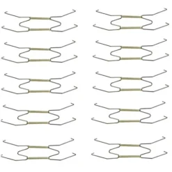 10PCS 8” Invisible Wall Plate Hanger/Tray Display Hanger Brass Coated Holds 7.5" To 8.8" Plates