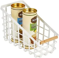 Slim Slanted Metal Wire Kitchen Storage Basket Bin Organizer With Wood Handle For Pantry, Cabinet, Cupboard, Or Countertop Organization - Yami Collection - Matte Black/Natural 21 Slim Slanted Metal Wire Kitchen Storage Basket Bin Organizer With Wood Handle For Pantry, Cabinet, Cupboard, Or Countertop Organization - Yami Collection - Matte Black/Natural -Kitchen Island Sale 419mH3jp8ML. AC