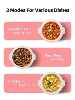 [Bundle Group] KOOC 2-Quart Slow Cooker (with 5 Bonus Free Liners) + Additional 1 Pack Of 10 Liners For Easy Clean-up, Upgraded Pot, Adjustable Temp, Nutrient Loss Reduction, Stainless Steel -Kitchen Island Sale 419zFrtE4wS