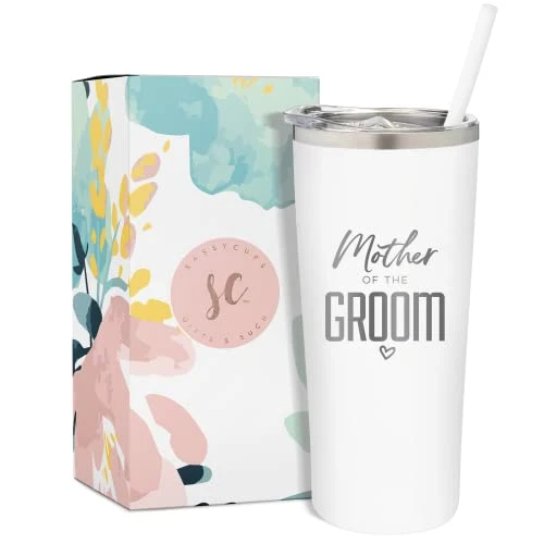 Mother Of The Groom Cup | Engraved Vacuum Insulated Stainless Steel Tumbler With Straw For Groom's Mom | Engagement Gifts | Mother Of The Groom Gifts| Bridal Party Travel Mug 1 Mother Of The Groom Cup | Engraved Vacuum Insulated Stainless Steel Tumbler With Straw For Groom's Mom | Engagement Gifts | Mother Of The Groom Gifts| Bridal Party Travel Mug