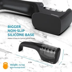 Knife Sharpeners, 4 In 1 Blade Sharpener And Scissors Sharper, Professional Knife Sharpeners For Kitchen Knives, Hunting Knife, Handheld Knife Sharpner -Kitchen Island Sale 41AeyQ8TQsL