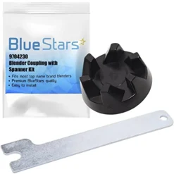 Ultra Durable 9704230 Blender Drive Coupler With Spanner Kit Replacement Parts By BlueStars - Easy To Install - Exact Fit For KitchenAid KSB5WH KSB5 KSB3 Blenders - Replaces WP9704230VP WP9704230 PS11746921