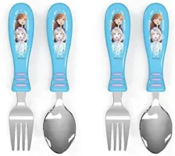 Zak Designs Bluey Kid Flatware Fun Character Art On Both Utensils, Non Slip Fork And Spoon Set Is Perfect For Encouraging Picky Eaters To Finish Their Plates, 2 Pack (4 PCS) -Kitchen Island Sale 41AqwBiaYJL. AC