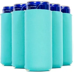 Slim Can Cooler Sleeves, Beer/Energy (6 Pack) Drink Blank Skinny 12oz Premium Quality 4mm Neoprene Can Holders Beverage, Thermocoolers For Sublimation Vinyl And DTF(Multi Color) -Kitchen Island Sale 41AxP41BrUL. AC