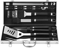 20PCS BBQ Grill Tools Set - Extra Thick Stainless Steel Fork, Spatula, Tongs& Cleaning Brush - Complete Barbecue Grilling Utensils Set In Aluminum Storage Case - Perfect Grill Gifts For Men 15 20PCS BBQ Grill Tools Set - Extra Thick Stainless Steel Fork, Spatula, Tongs& Cleaning Brush - Complete Barbecue Grilling Utensils Set In Aluminum Storage Case - Perfect Grill Gifts For Men -Kitchen Island Sale 41BSk6lZCaL. AC