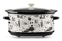 Disney Nightmare Before Christmas 7-Quart Sketch Pattern Slow Cooker