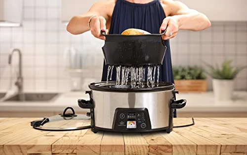 , Strainer, Fits All 5, 6, 7 Quart Oval Shaped Slow Cooker, Kitchen Accessories, Slow Cooker, Colander 4 , Strainer, Fits All 5, 6, 7 Quart Oval Shaped Slow Cooker, Kitchen Accessories, Slow Cooker, Colander - Image 4