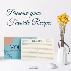 4x6 Recipe Cards Double Sided, 50 Count Recipe Cards 4x6 Inches Double Sided, Thick Cardstock 4x6 Recipe Card For Bridal Shower Fits In Recipe Box, Card Binder Gifts For Wedding Housewarming Gifts -Kitchen Island Sale 41Buy2mPLjL