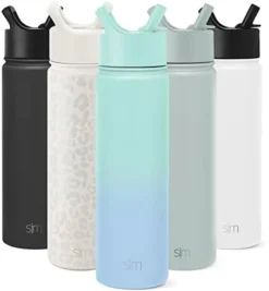 Water Bottle With Straw And Chug Lid Vacuum Insulated Stainless Steel Metal Thermos Bottles | Reusable Leak Proof BPA-Free Flask For Sports Gym | Summit Collection | 32oz, Cream Leopard -Kitchen Island Sale 41C5BT 61LL. AC