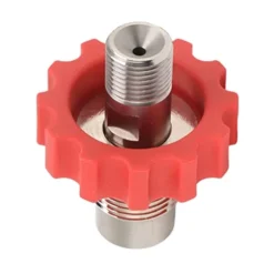 Zerodis CO2 Tank Refill Valve Red Gear CO2 Tank CO2 Tank Refill Valve Connector Refill Valve Connector G5/8 To M16 CO2 Cylinder Refill Pressure Valve Adapter CO2 Cylinder Refill Valve