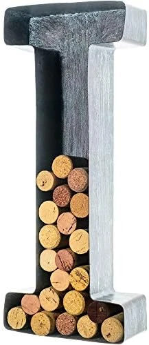 Wine Cork Holder - Metal Monogram Letter (M), Brushed Metal, Large | Wine Lover Gifts, Housewarming, Engagement & Bridal Shower Gifts | Personalized Wall Art | Home Décor 6 Wine Cork Holder - Metal Monogram Letter (M), Brushed Metal, Large | Wine Lover Gifts, Housewarming, Engagement & Bridal Shower Gifts | Personalized Wall Art | Home Décor - Image 6