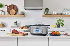 De'Longhi Livenza 7-in-1 Multi-Cooker Programmable SlowCooker, Bake, Brown, Saute, Rice, Steamer & Warmer, Easy To Use And Clean, Nonstick Dishwasher Safe Pot, (6-Quart), Stainless Steel 9 De'Longhi Livenza 7-in-1 Multi-Cooker Programmable SlowCooker, Bake, Brown, Saute, Rice, Steamer & Warmer, Easy To Use And Clean, Nonstick Dishwasher Safe Pot, (6-Quart), Stainless Steel -Kitchen Island Sale 41CO8wyN0zL
