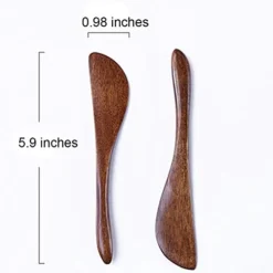 Wood Spreaders, Butter Knifes,10 Pieces Eco Friendly Japanese Brown Tableware Natural Wood Kitchen Knives Spreaders For Cheese Sandwiches Cheese Breakfast,Packs Of 10 -Kitchen Island Sale 41Cgg6NErPL