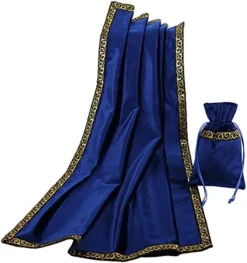 Altar Tarot Table Cloth Divination Wicca Velvet Cloth With Tarot Pouch 24.4 * 24.4 Inch Purple -Kitchen Island Sale 41CrQafskrL. AC