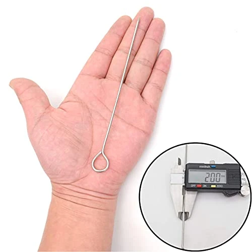 30 Pcs 6 Inches Turkey Lacers For Trussing Turkey,Stainless Steel Skewers Turkey Pins For Trussing Turkey And Poultry 4 30 Pcs 6 Inches Turkey Lacers For Trussing Turkey,Stainless Steel Skewers Turkey Pins For Trussing Turkey And Poultry - Image 4