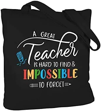 CARAKNOTS Teacher Gifts Teacher Appreciation Gifts For Women Canvas Teacher Bag Graduation End Of Year Teacher Gifts From Students Cotton Tote Bag For Christmas Birthday Thank You Valentines Gifts 9 CARAKNOTS Teacher Gifts Teacher Appreciation Gifts For Women Canvas Teacher Bag Graduation End Of Year Teacher Gifts From Students Cotton Tote Bag For Christmas Birthday Thank You Valentines Gifts - Image 9
