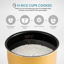 RC-6106 Aroma Professional 6 Cups Uncooked Rice, Slow Cooker, Food Steamer, MultiCooker, Champagne 6 RC-6106 Aroma Professional 6 Cups Uncooked Rice, Slow Cooker, Food Steamer, MultiCooker, Champagne -Kitchen Island Sale 41EJClgcSYL
