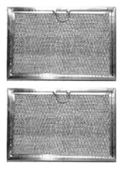 Microwave Filter Replacement For Frigidaire 5304464105 GE WB06X10608 Microwave Grease Filter 5.12" X 7.64" (2-Pack)
