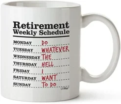 Funny Retirement Gifts For Women Men Dad Mom. Retirement Coffee Mug Gift. Retired Schedule Calendar Mugs For Coworkers Office & Family. Unique Novelty Ideas For Her Nurses Navy Air Force Military Gag -Kitchen Island Sale 41Ed26lgTTL. AC